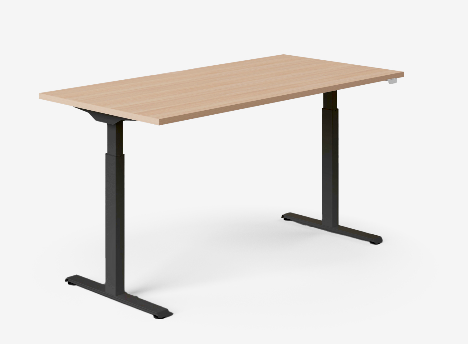 Ergonomischer Schreibtisch, 140x80 cm elektrisch höhenverstellbar, Farbe frei wählbar