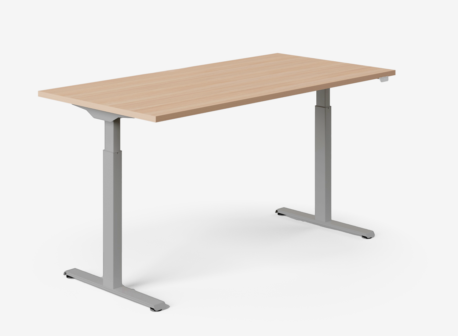 Ergonomischer Schreibtisch, 140x80 cm elektrisch höhenverstellbar, Farbe frei wählbar