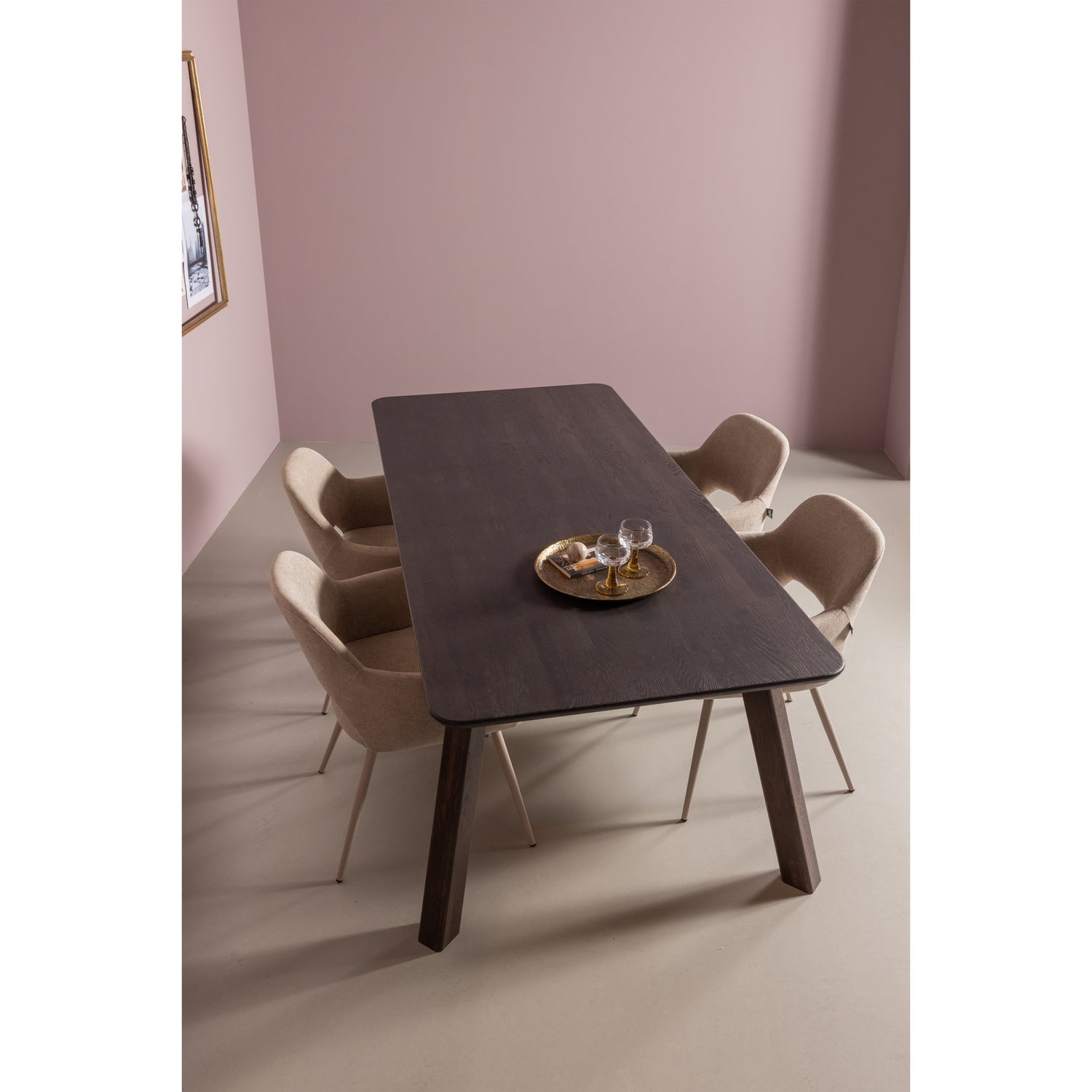 2ER SET - HAARLEM 4-POSITION FUSSE EICHE MYSTIC BROWN [fsc]
