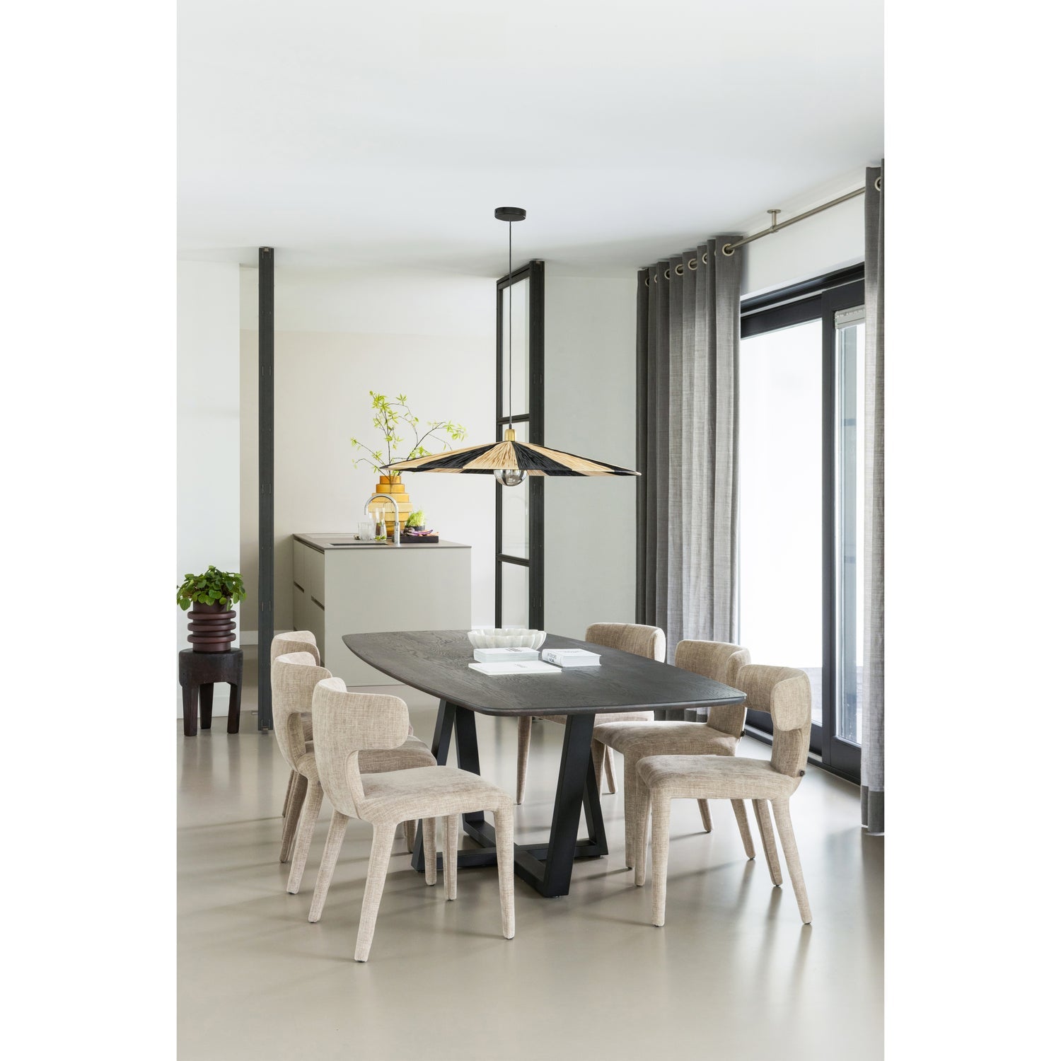 TABLO TISCH DANISCH OVAL DTL 220x100CM MYSTIC BRAUN [fsc]