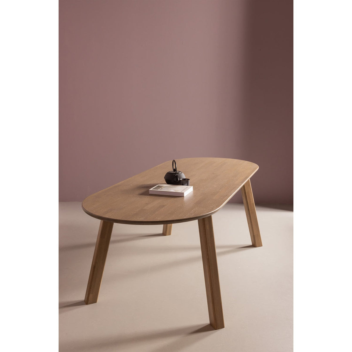 TABLO TISCH OVAL VGL 220x90CM PEBBLE GREY [fsc]
