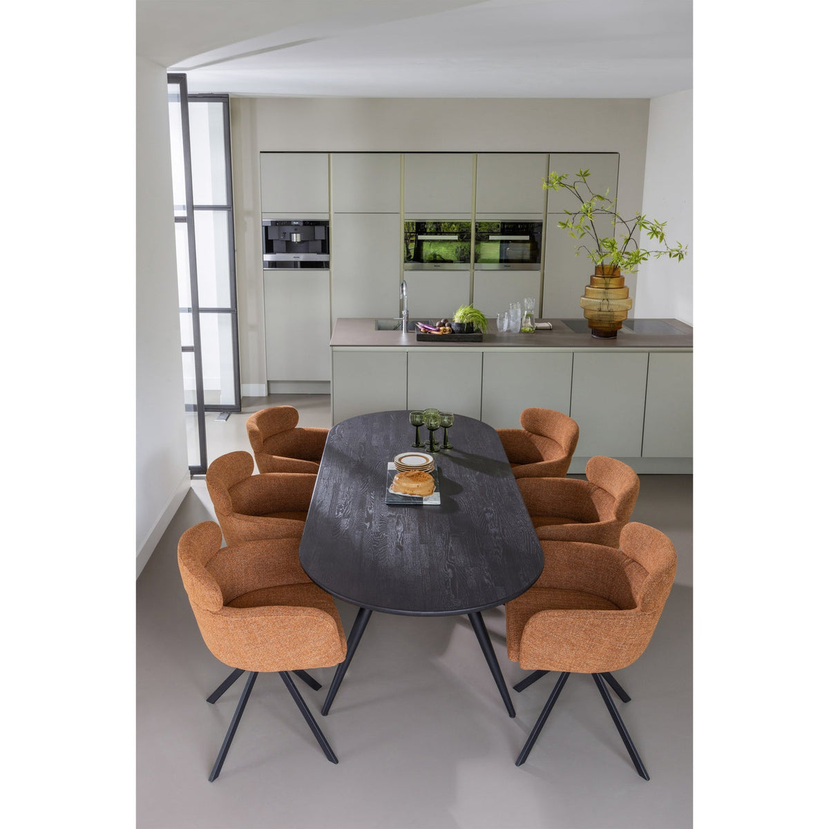 TABLO TISCH OVAL VGL 220x90CM MYSTIC BRAUN [fsc]