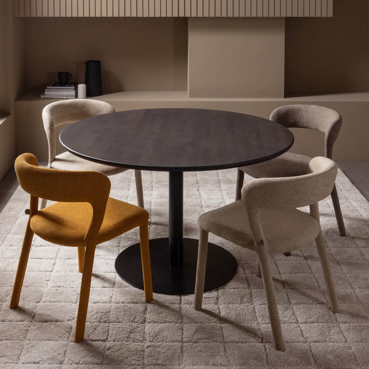 TABLO TISCH RUND VGL O120CM MYSTIC BRAUN [fsc]
