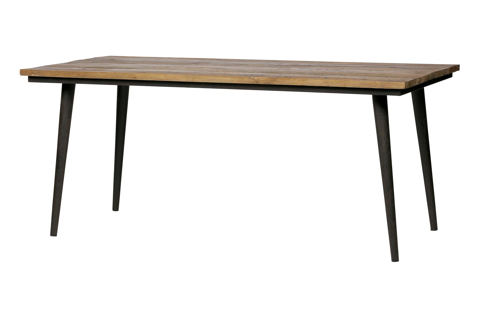Echtholz Esstisch GUILD 220x90 aus recycletem Ulmenholz